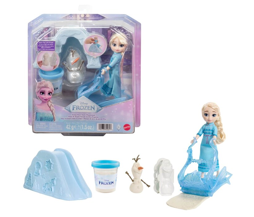 FROZEN FASHION DOLLS ELSA TODDLER CON TRINEO  JJP87
