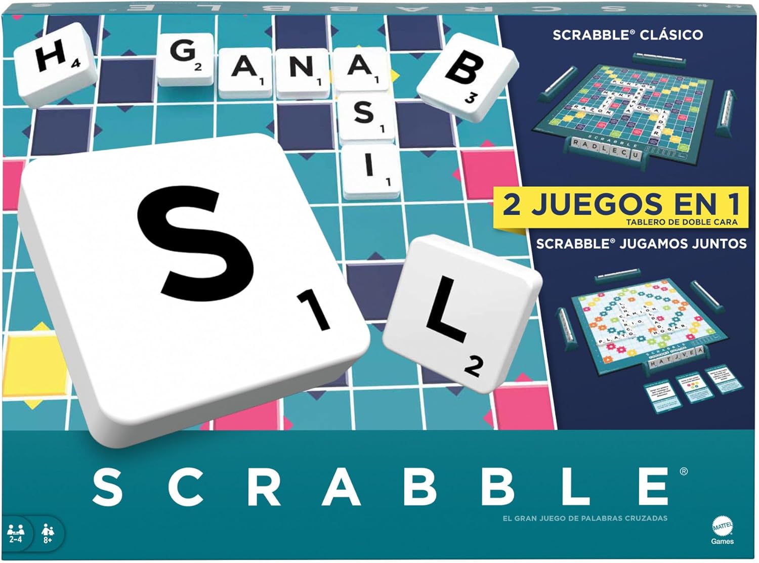 SCRABBLE 2 IN 1 HXM54