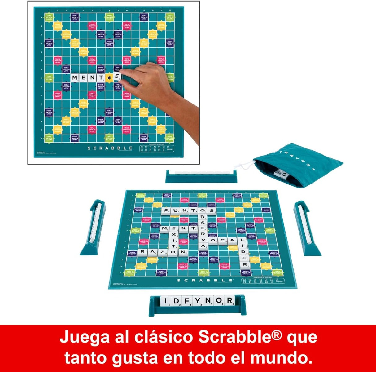 SCRABBLE 2 IN 1 HXM54