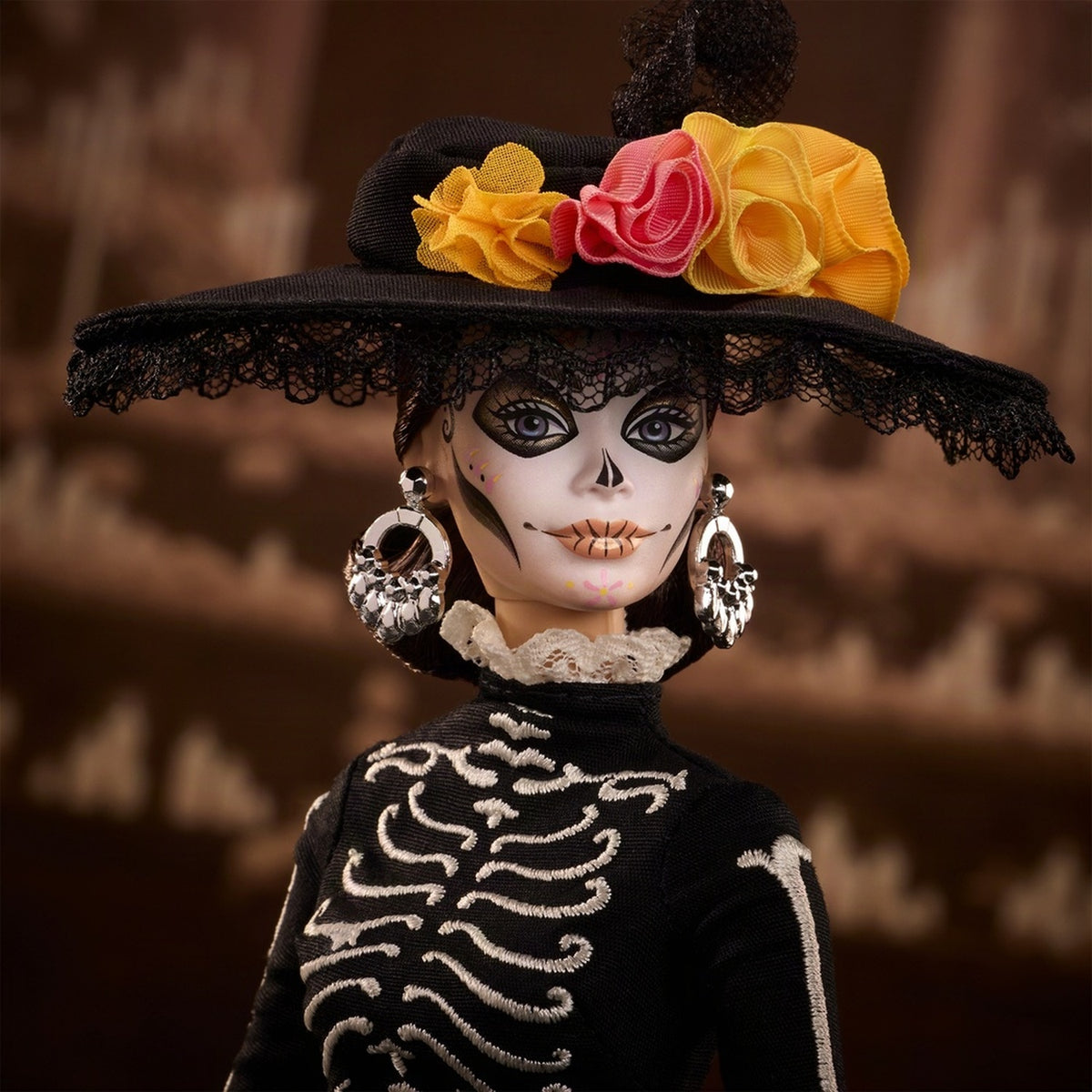 BARBIE MUÑECA DE COLECCIÓN DIA DE MUERTOS PREMIUM  JJX98