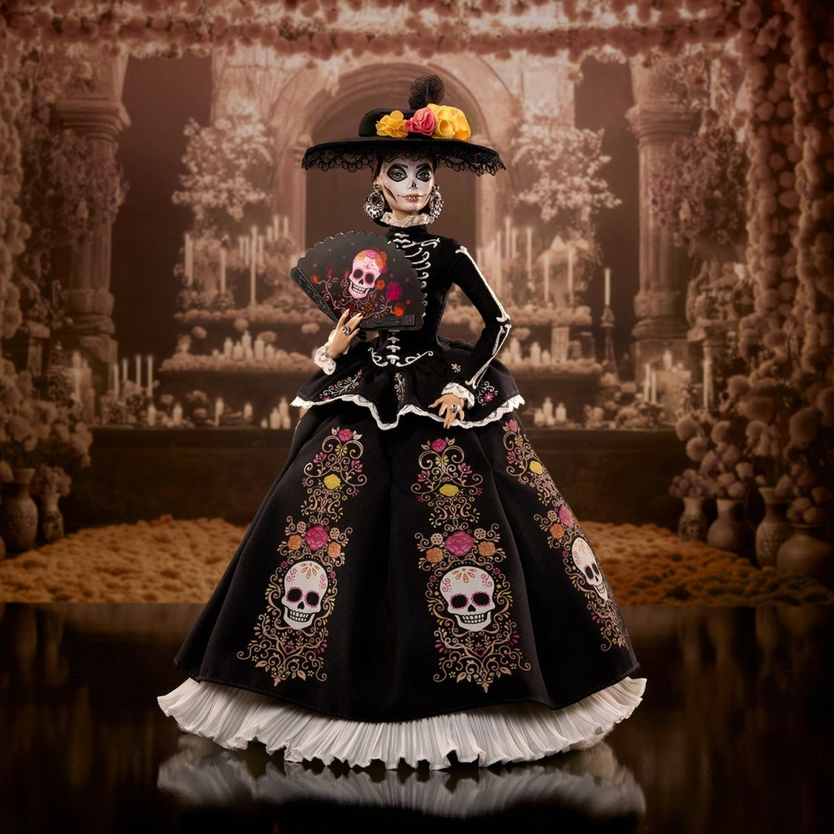 BARBIE MUÑECA DE COLECCIÓN DIA DE MUERTOS PREMIUM  JJX98