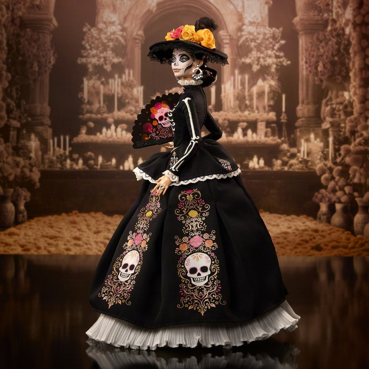 BARBIE MUÑECA DE COLECCIÓN DIA DE MUERTOS PREMIUM  JJX98