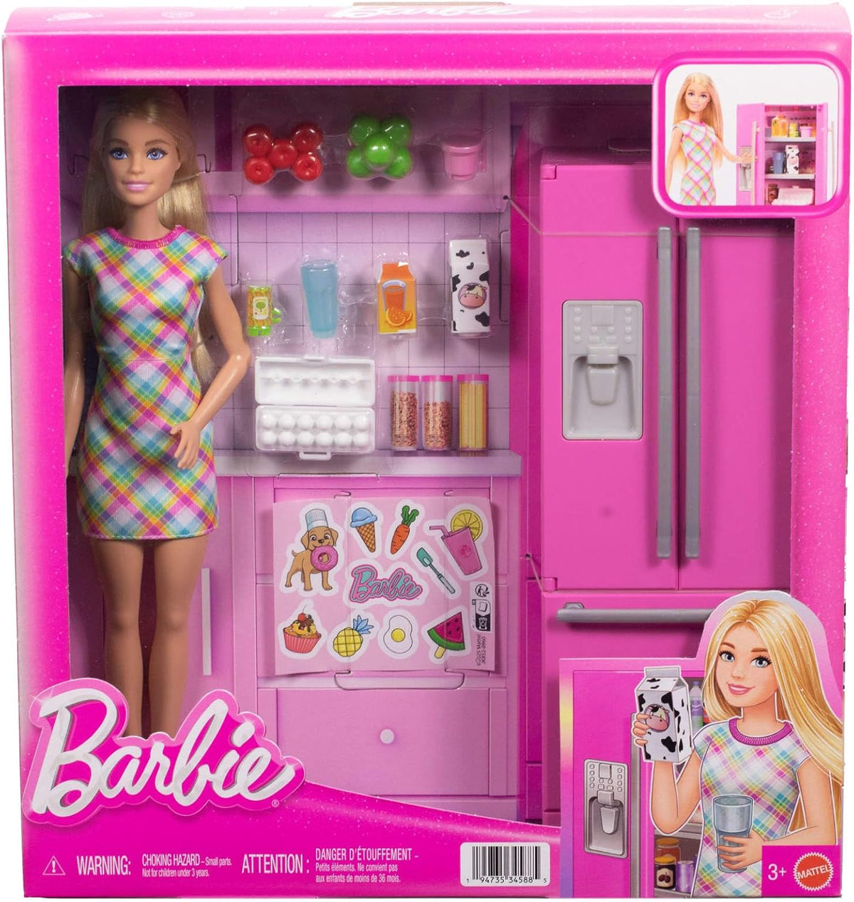BARBIE MUÑECA CON COCINA  JKB52