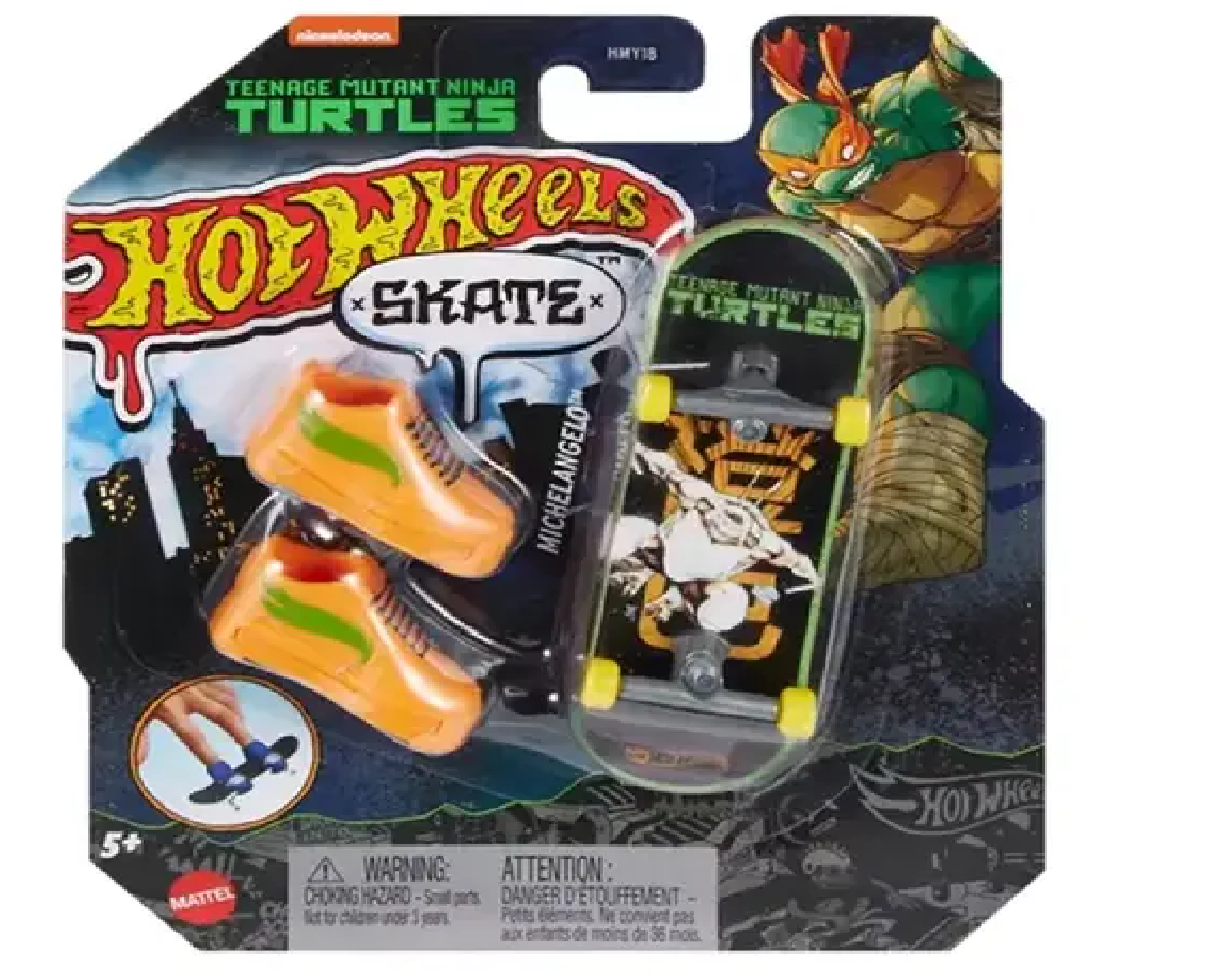 Hot Wheels Skate Patineta de Entretenimiento con Tenis Sorpresa HMY18