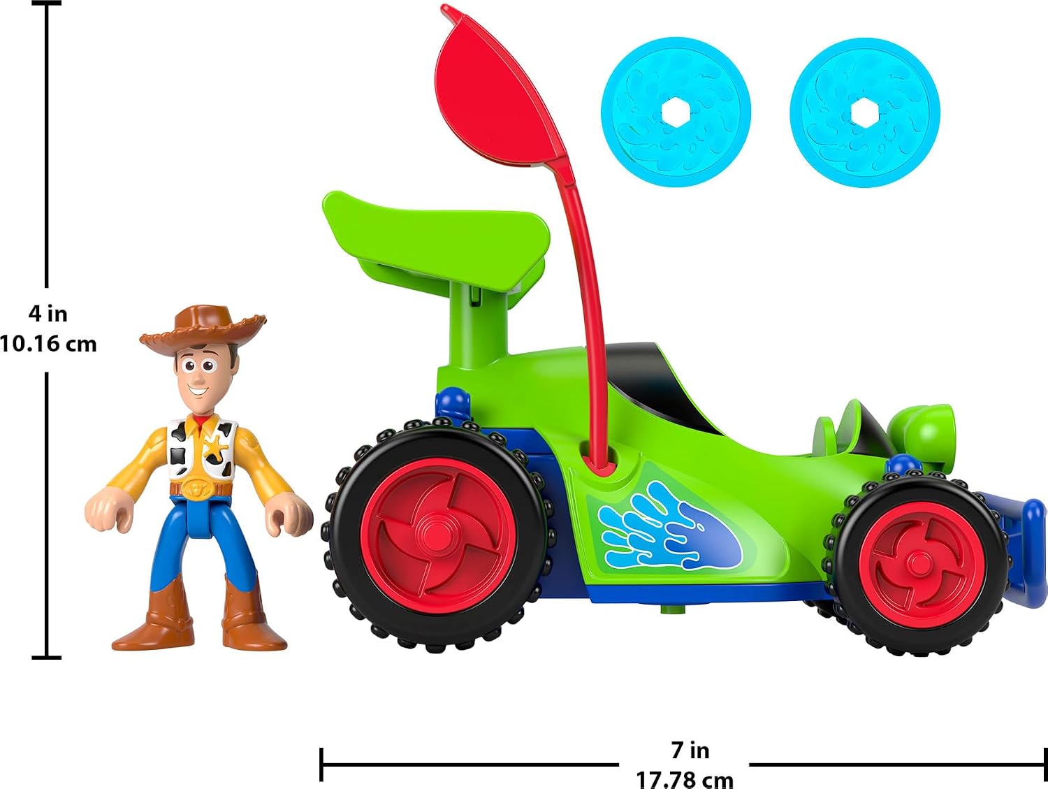 Imaginext Toy Story Pack con Woody y RC