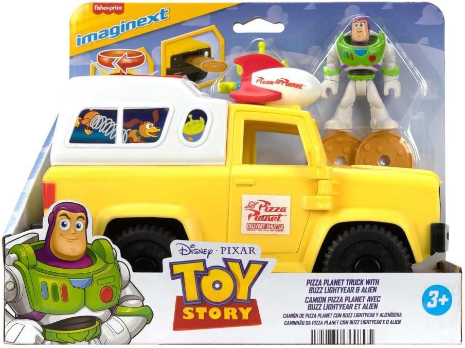 Imaginext Toy Story Camioneta Pizza Planet con Buzz y Alien JLC36
