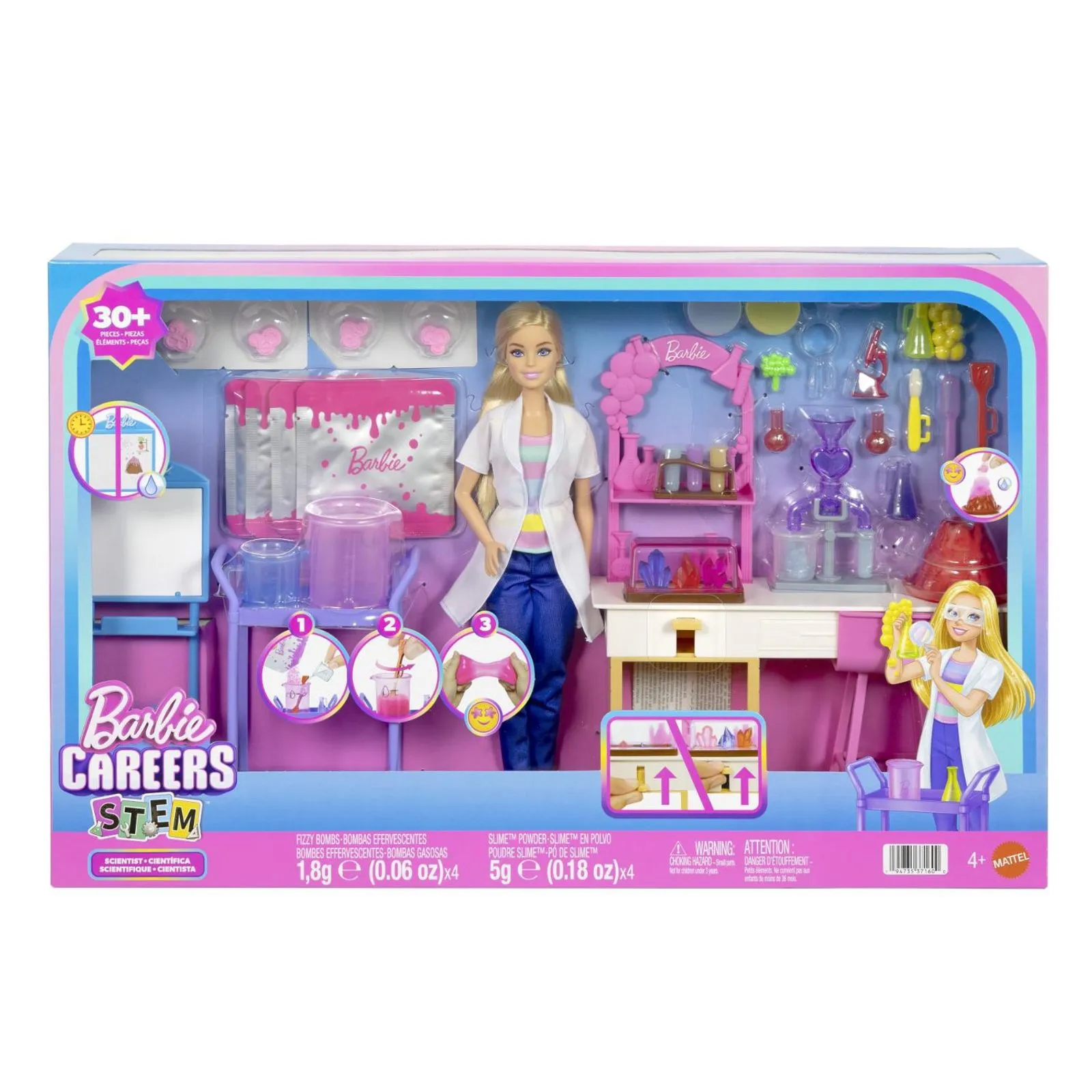 BARBIE SET DE JUEGO LABORATORIO DE CIENCIAS JLX33