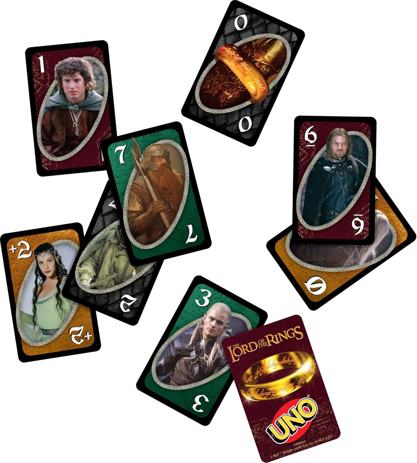 UNO SEÑOR ANILLOS JUEGO CARTAS JMF13