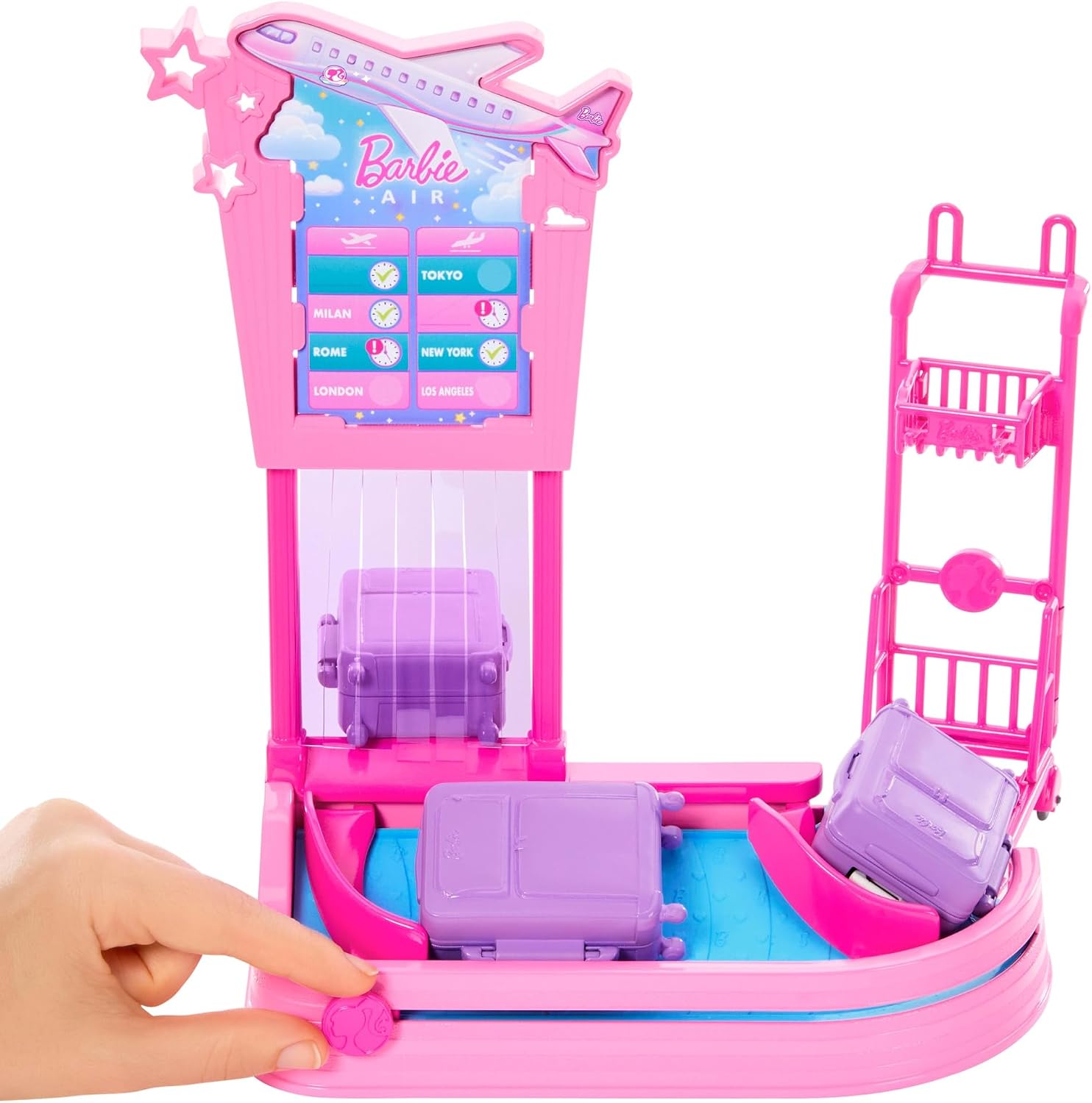 Barbie  Set de Juego con Muñeca Aventuras de Viaje  JMJ49