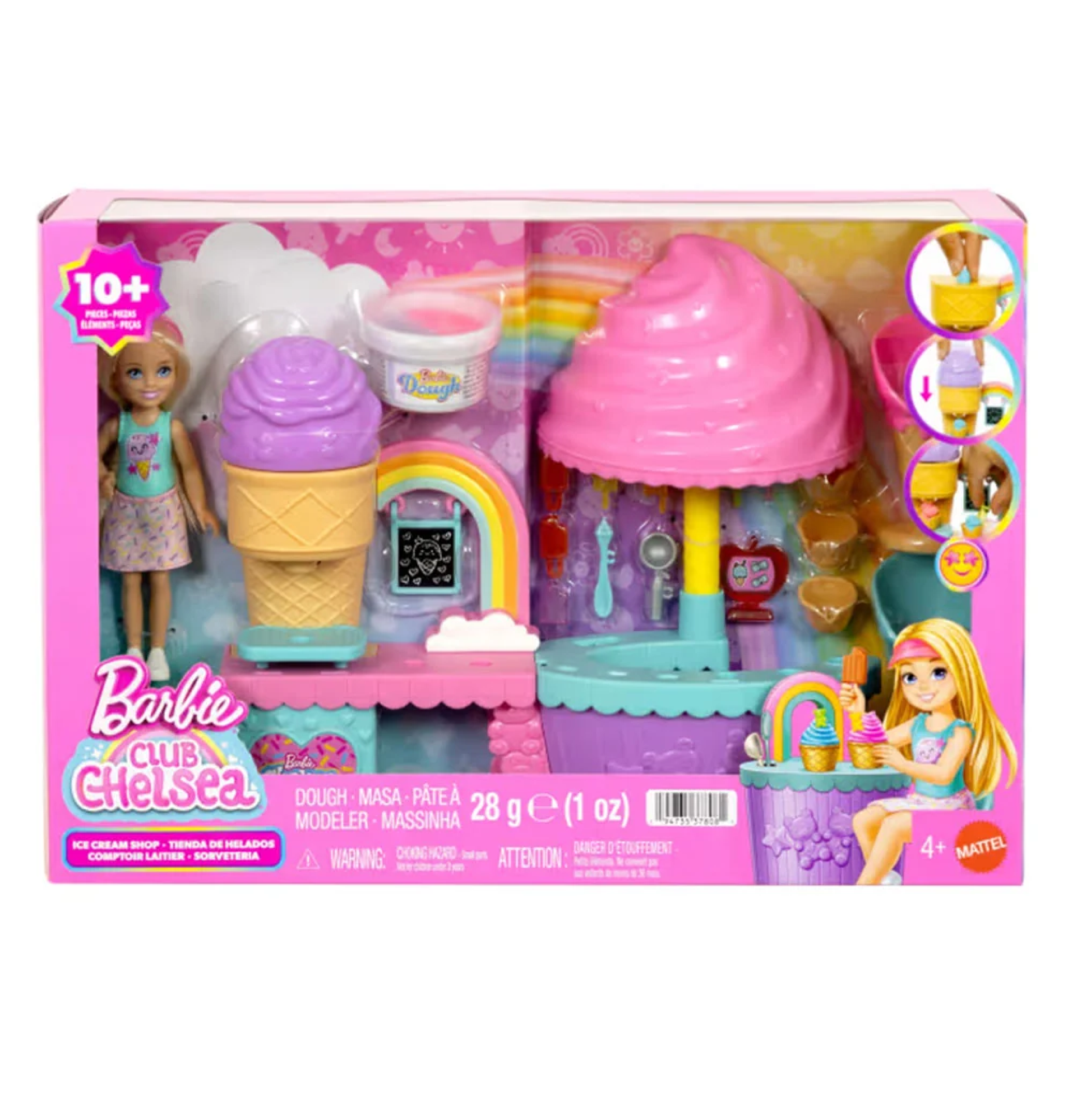 Barbie Set De Juego Heladería JMJ42
