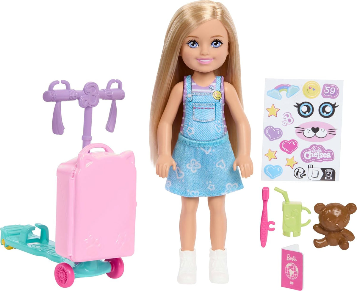 BARBIE CHELSEA AVENTURAS DE VIAJE  JMJ46