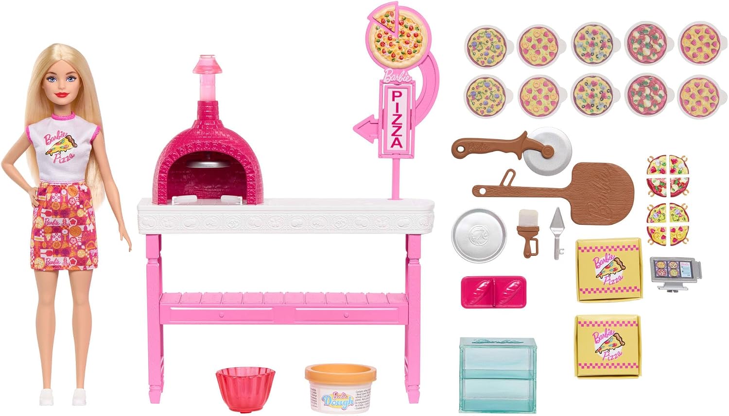 Barbie Set de Juego Pizzeria JMK21