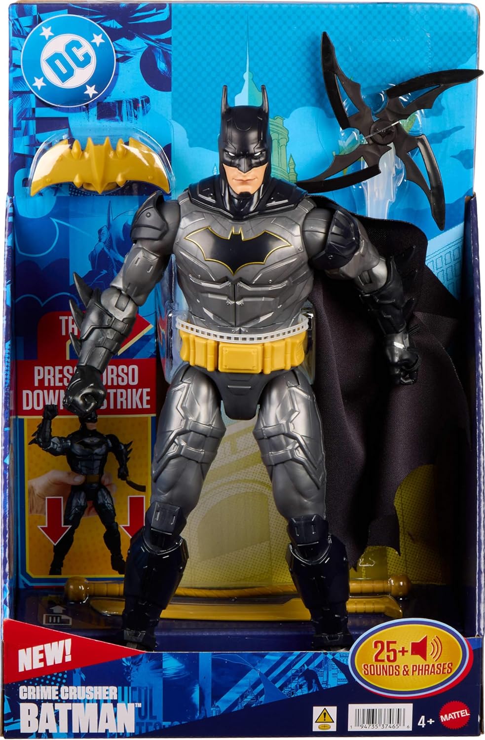 DC BATMAN CON SONIDOS FIGURA 12 PUL  JMN71