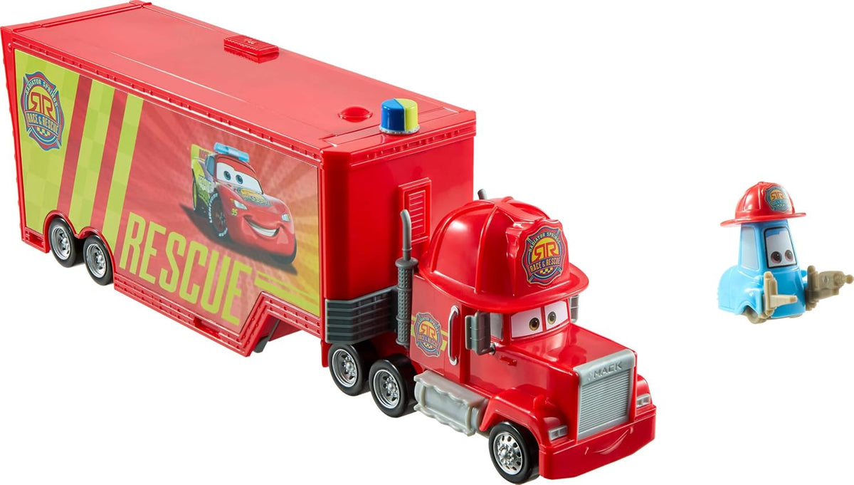 CARS DE DISNEY Y PIXAR PISTA DE JUGUETE PLAYSET MACK CENTRO DE COMMANDO Y RESCATE MÓVILJMT58