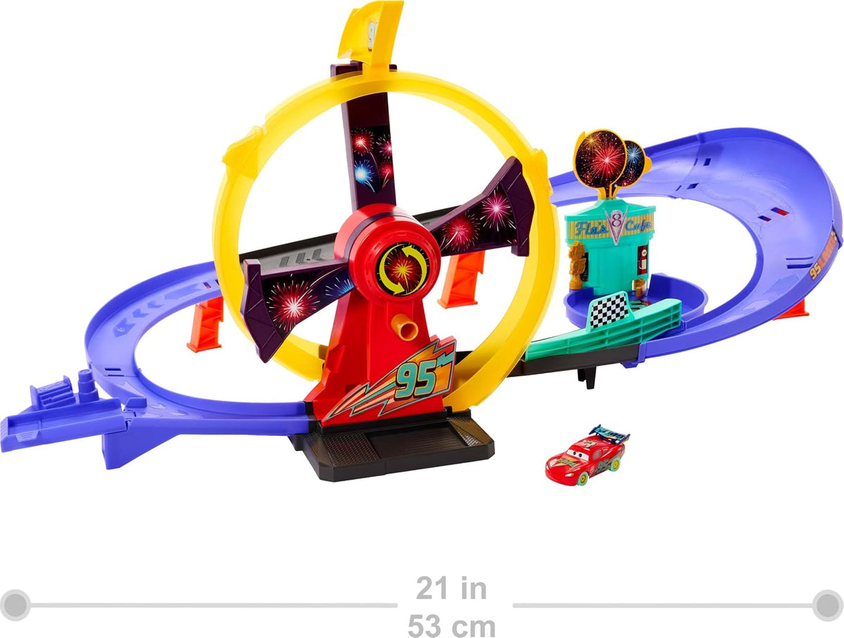 CARS DE DISNEY Y PIXAR PISTA DE CELEBRACIÓN RAYO MCQUEEN  JMT57