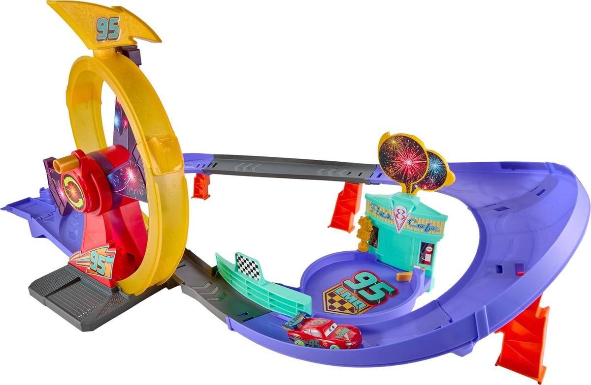 CARS DE DISNEY Y PIXAR PISTA DE CELEBRACIÓN RAYO MCQUEEN  JMT57