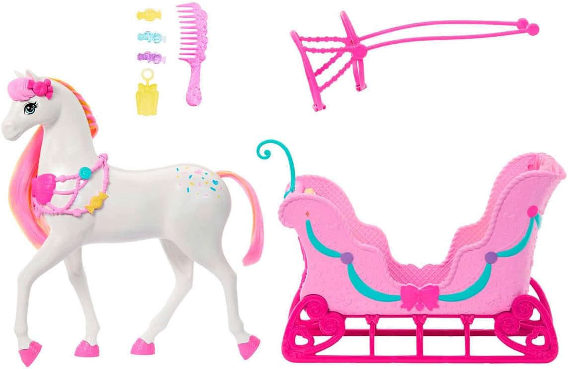 Barbie Fantasía El Cascanueces Trineo JNH63