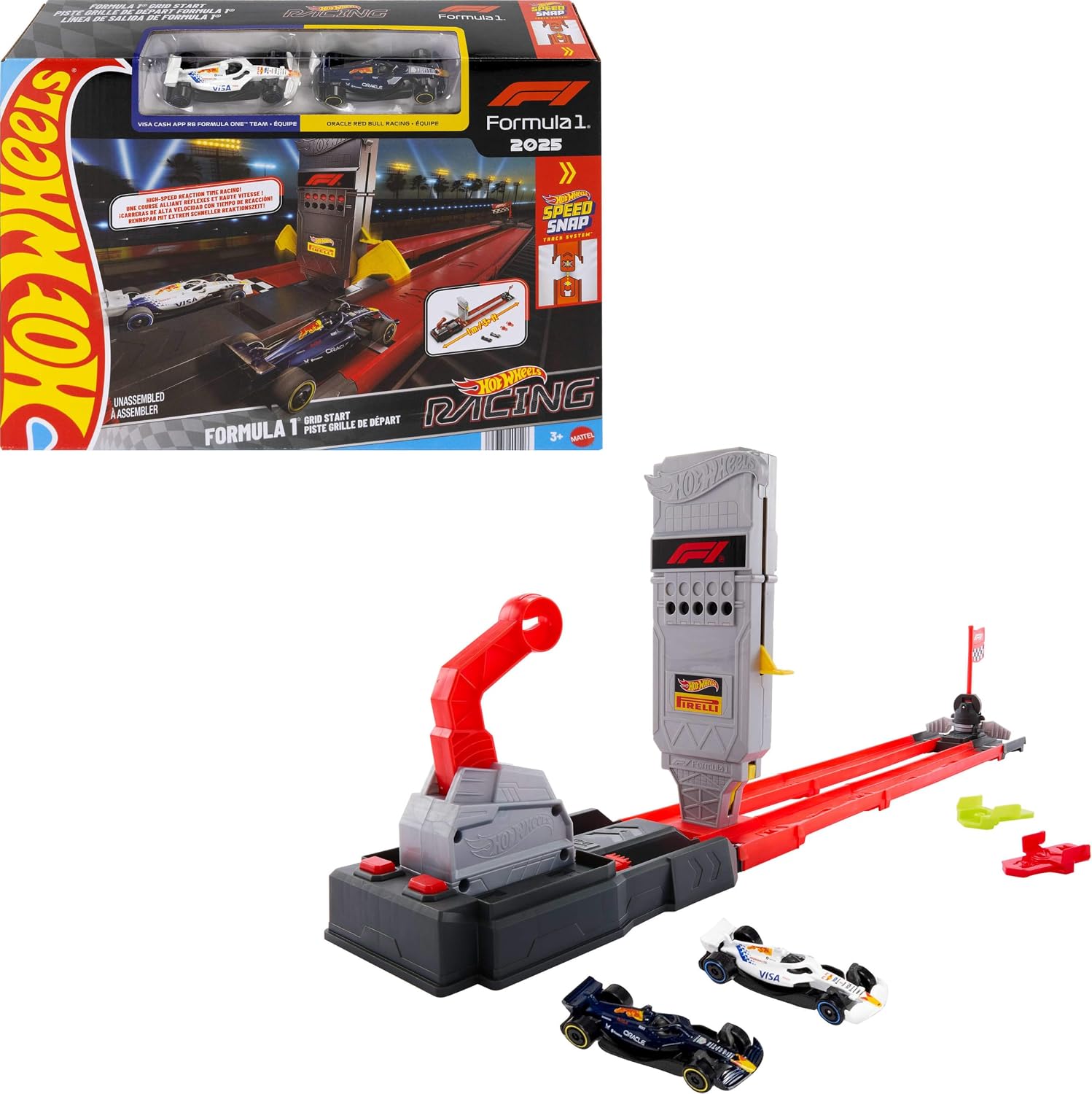 Hot Wheels Racing Pista De Carreras Desafío De Salida JNN35