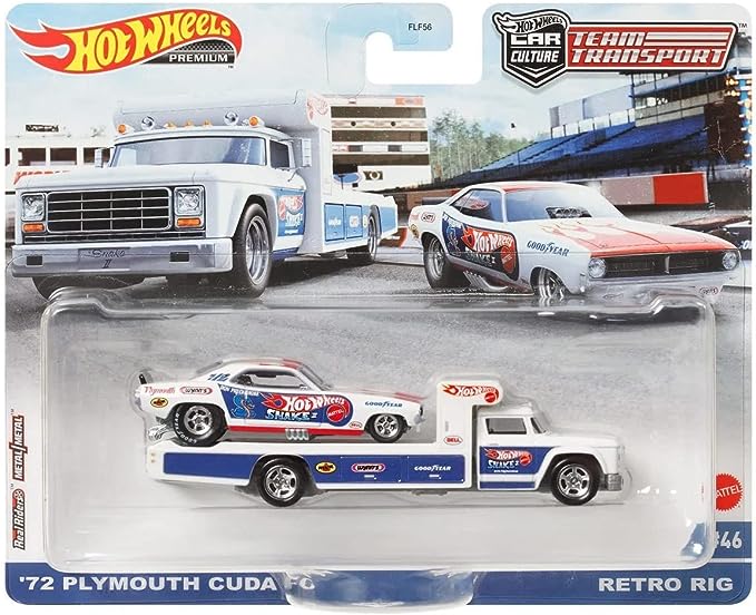 Hot Wheels '72 Plymouth Cuda FC Retro Rig