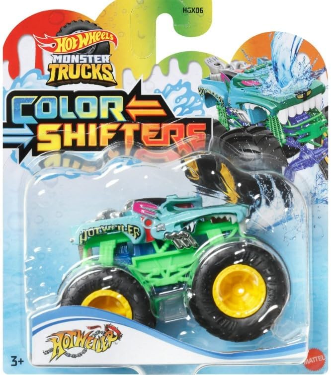 Hot Wheels Monster Trucks Assorted Color Shifters 1:64 HGX06