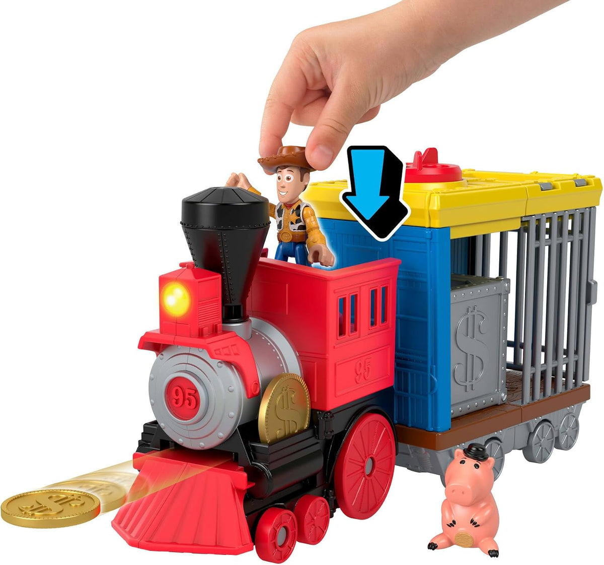 IMAGINEXT TOY STORY SET DE TREN DE WOODY  JLC38