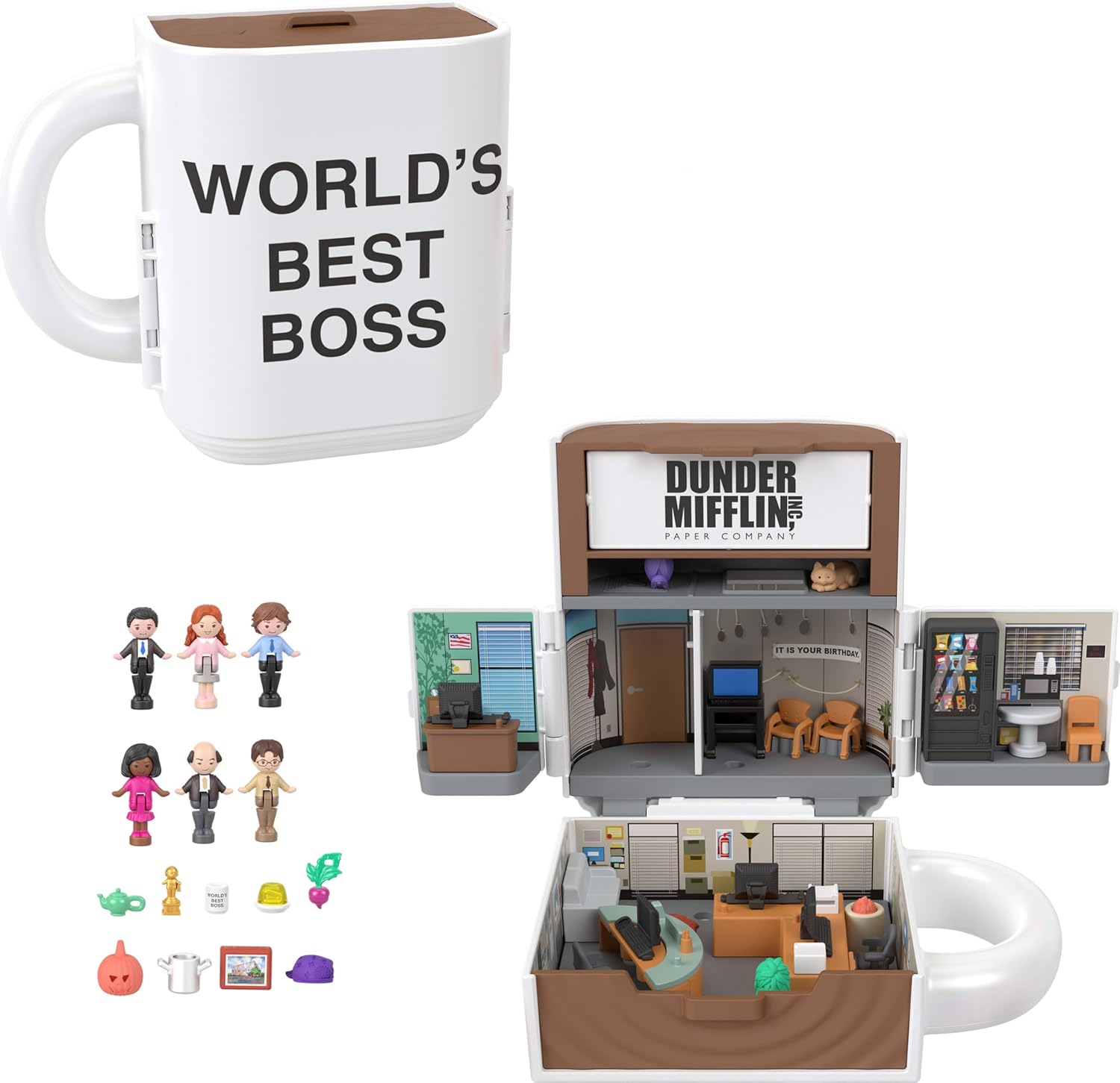 POLLY POCKET COLLECTOR SET DE COLECCIÓN COMPACTO THE OFFICE     JCC19