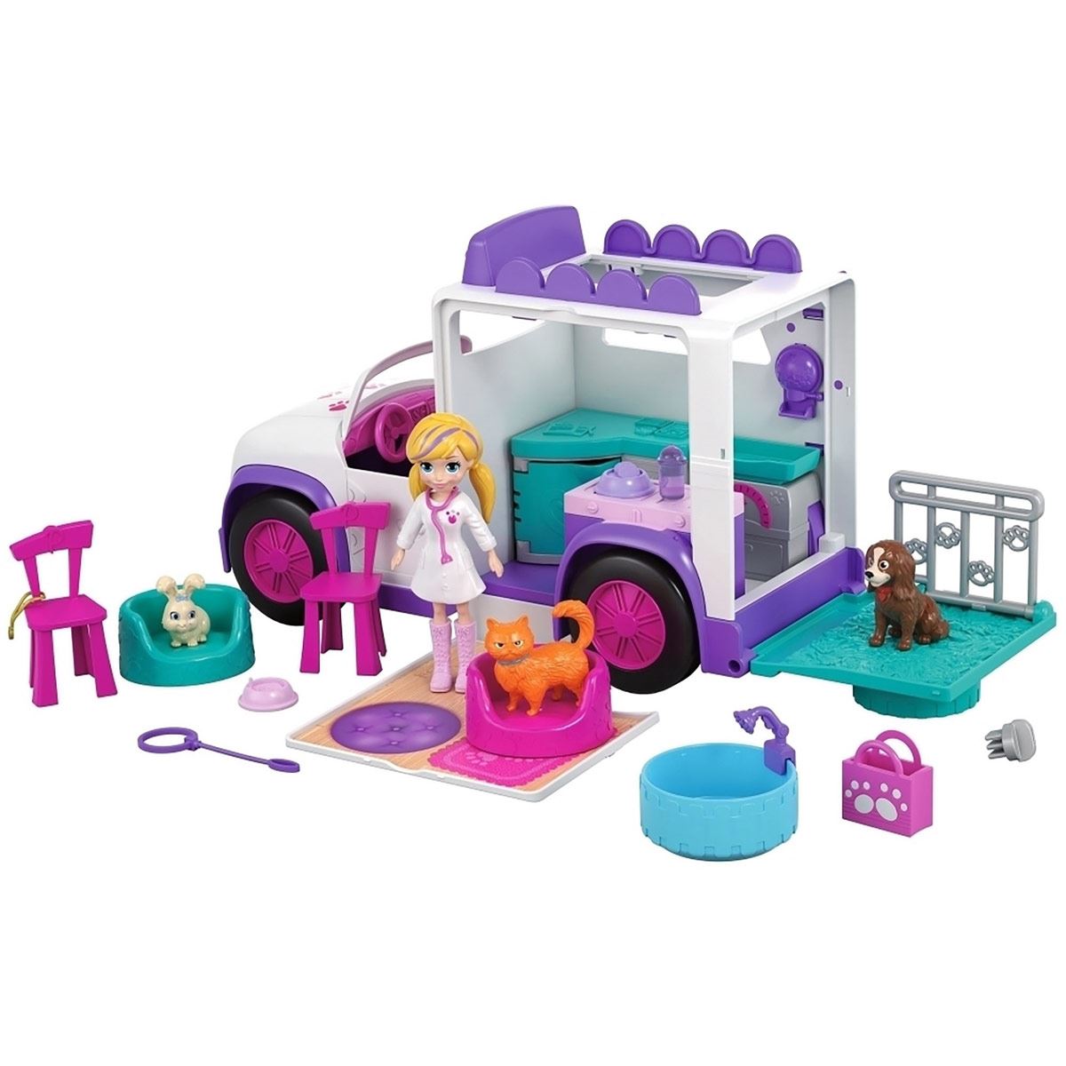 POLLY POCKET! MOBILE ANIMAL HOSPITAL GFR04