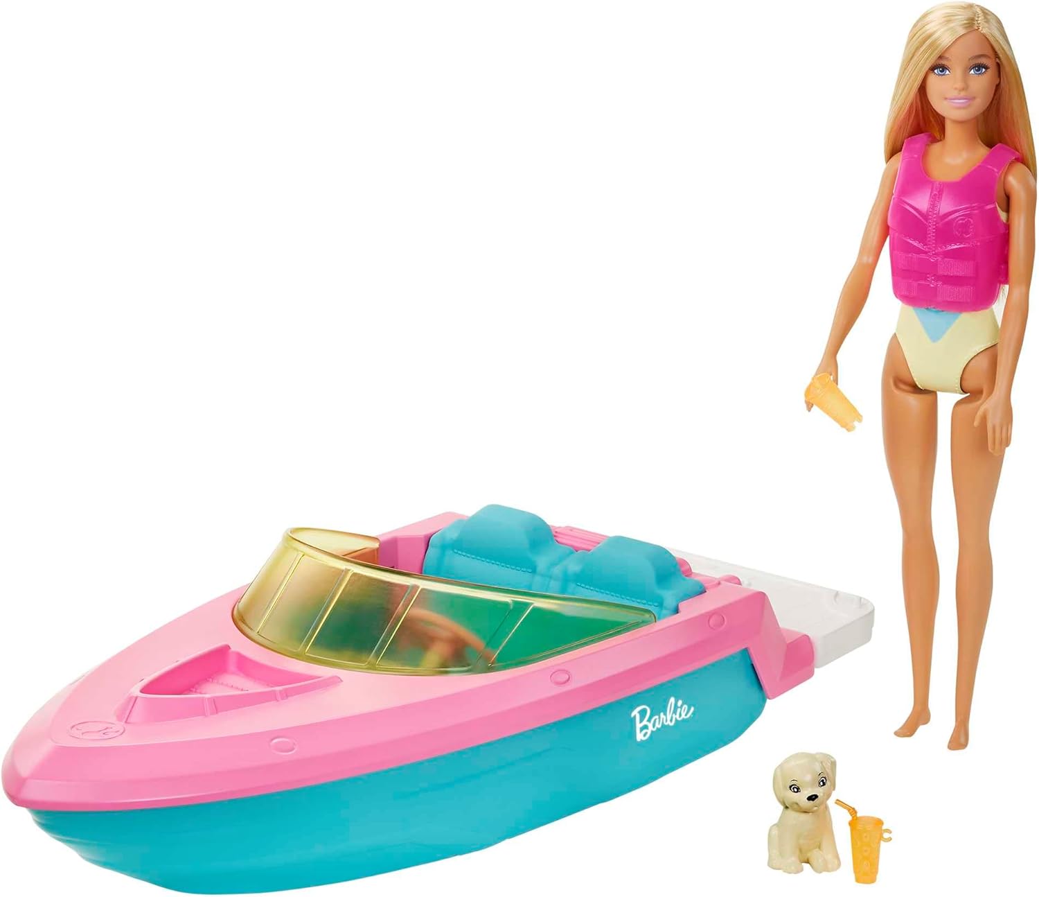 BARBIE LANCHA CON MUNECA GRG30