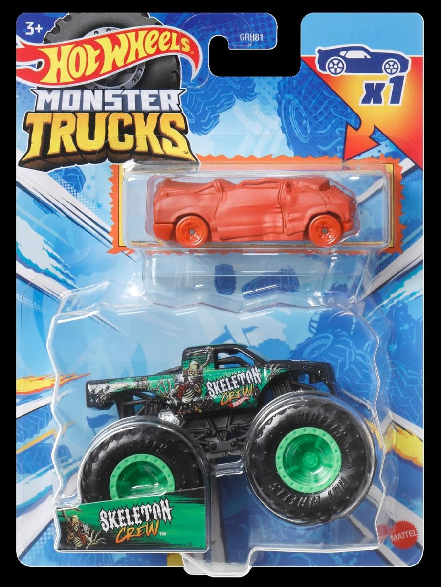 Hot Wheels Monster Trucks 32 Degrees SUV Truck + Flat Iron (Crushed) GRH81