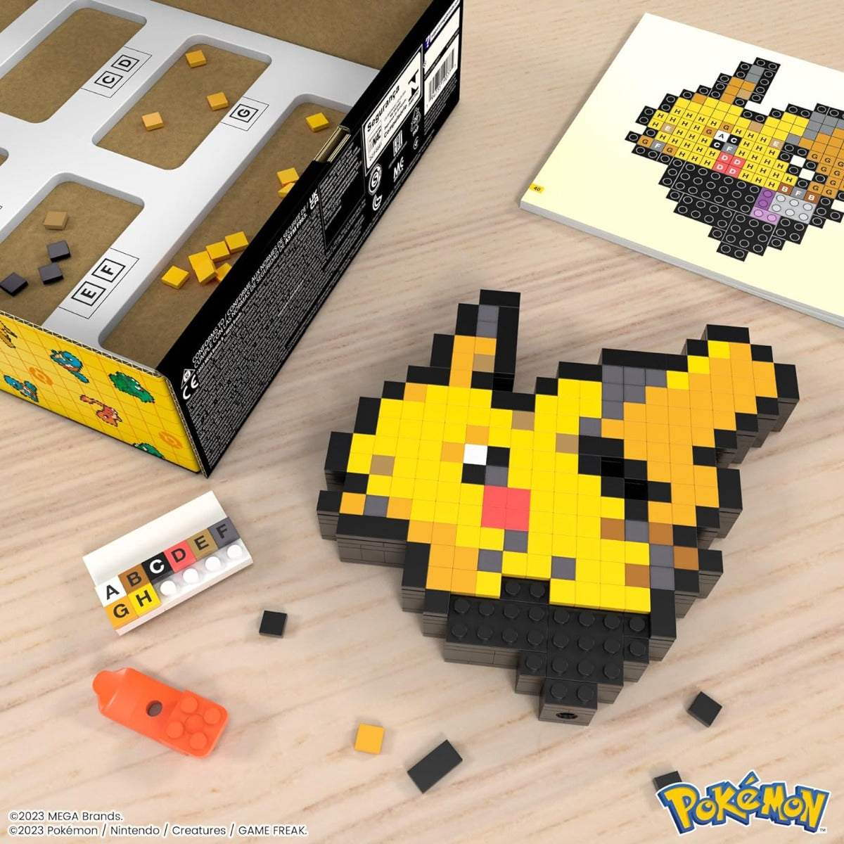 MEGA POKEMON PIKACHU PIXEL HTH74