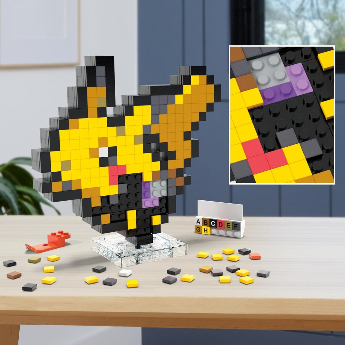 MEGA POKEMON PIKACHU PIXEL HTH74