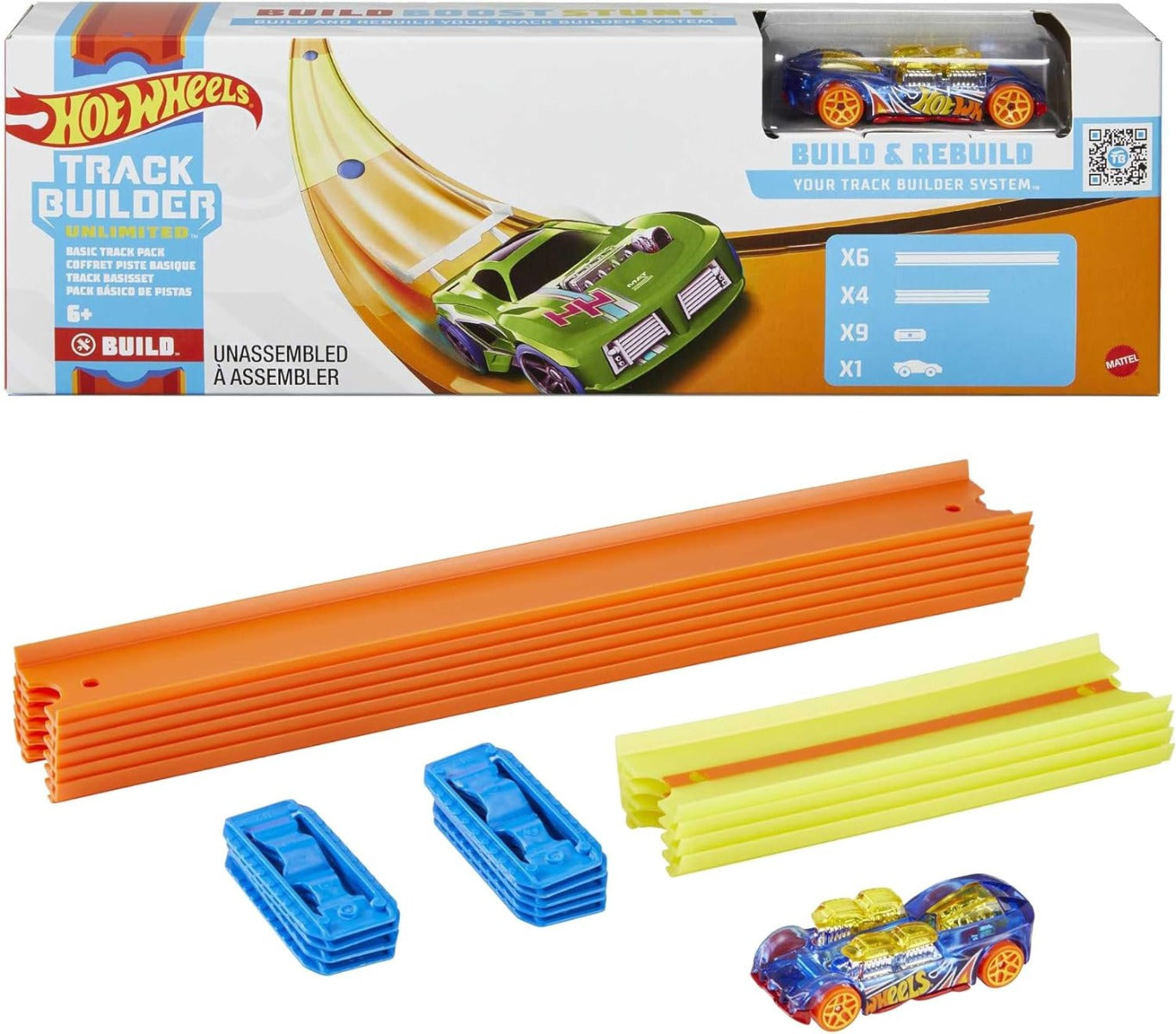 Hot Wheels Track Builder Paquete Básico de Pista