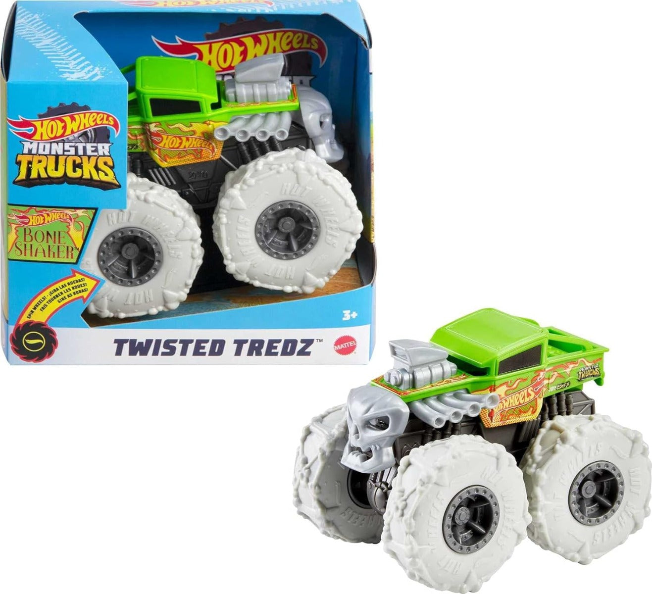 Hot Wheels Monster Trucks All Terrain Tires 1:43 Scale GVK37