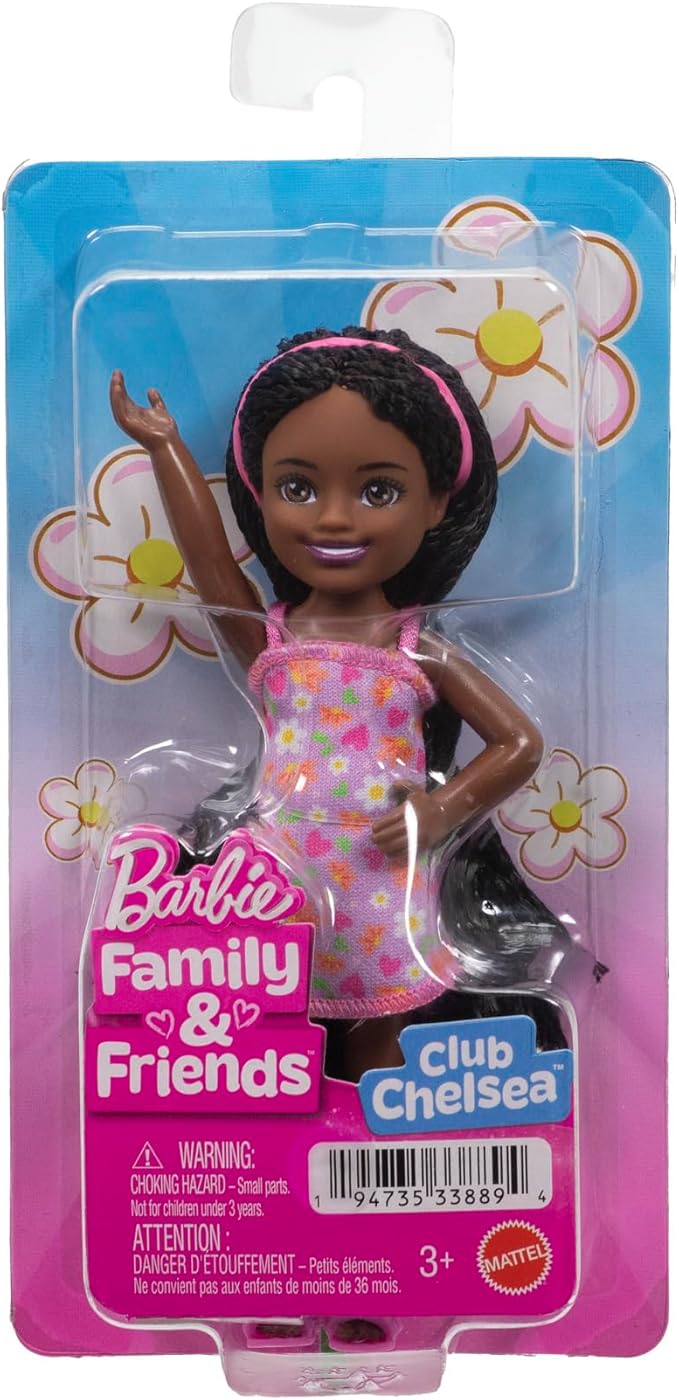 BARBIE CHELSEA MUÑECA SORPRESA CLUB CHELSEA 14 CM GYV59