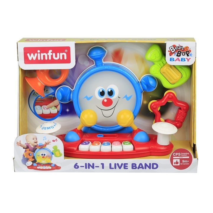 WINFUN 6 in 1 Baby Live Band Toy