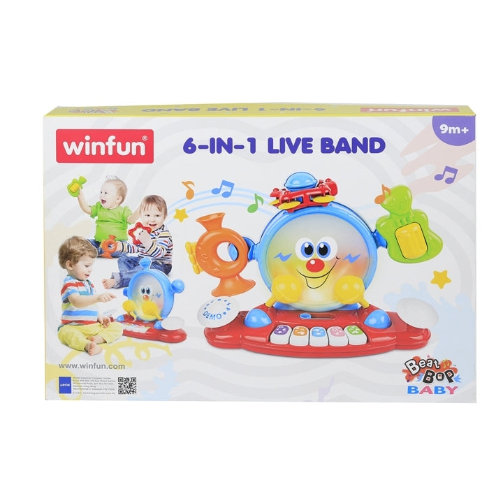 WINFUN Juguete Banda en Vivo 6 en 1 para bebés