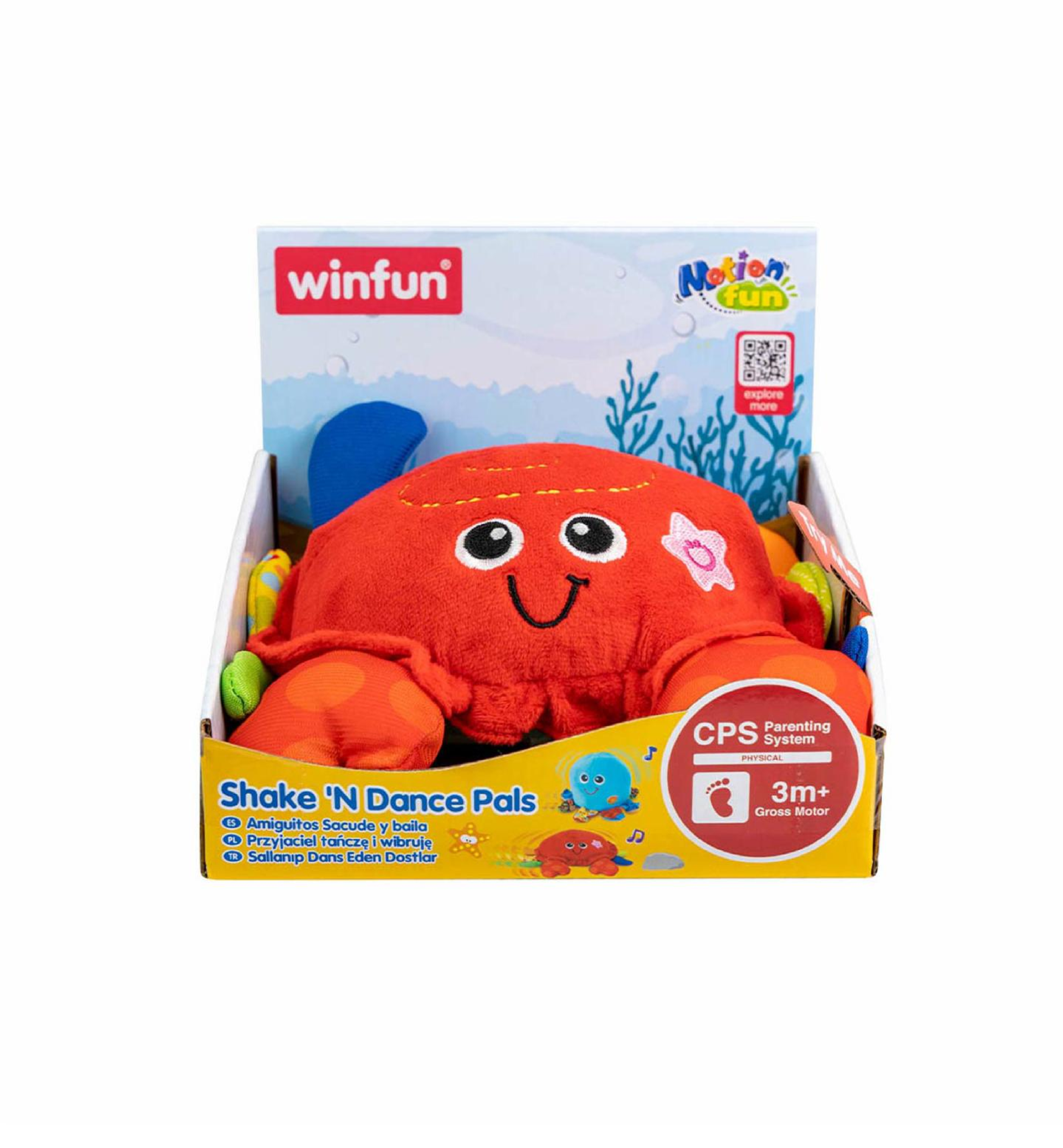 CANGREJO DE PELUCHE CON SONIDO