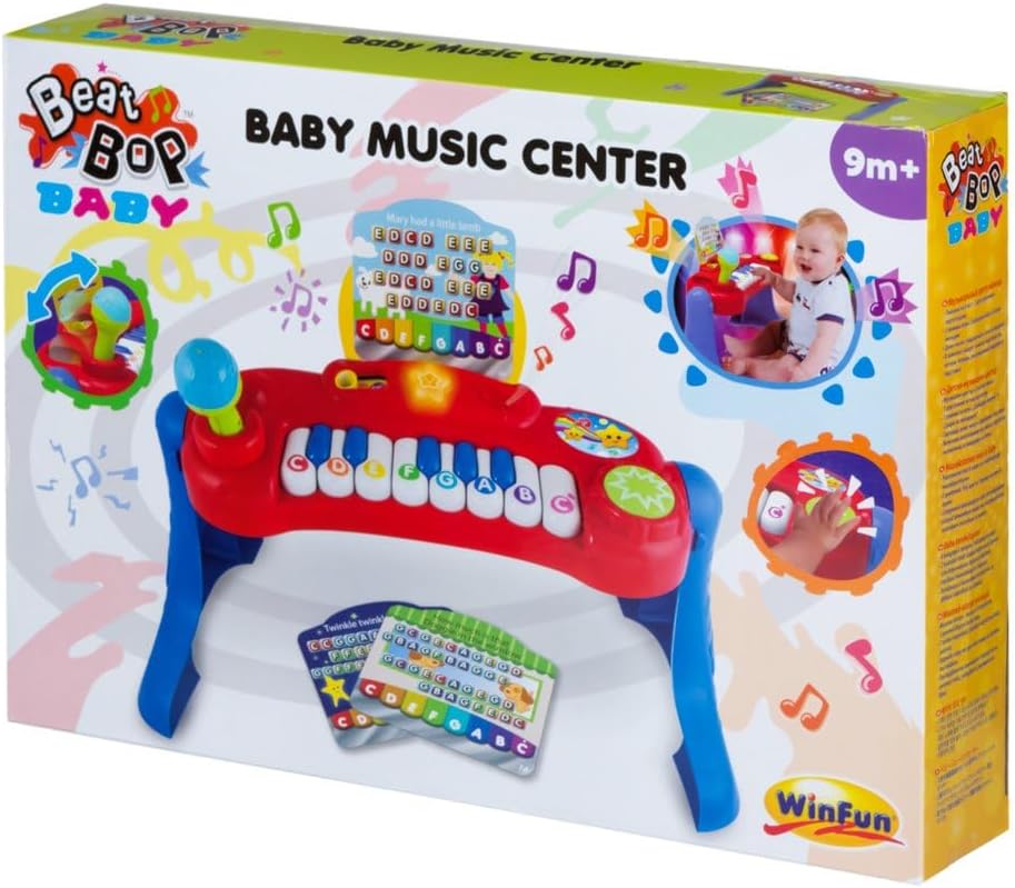 CENTRO MUSICAL PARA BEBE INCLUYE PARTITURAS