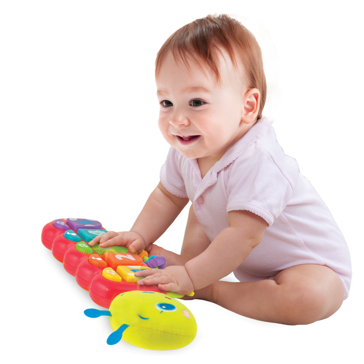 Light up music toy piano for babies