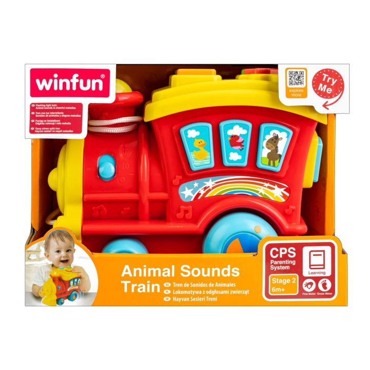 WinFun Animal Sounds Multicolor Train