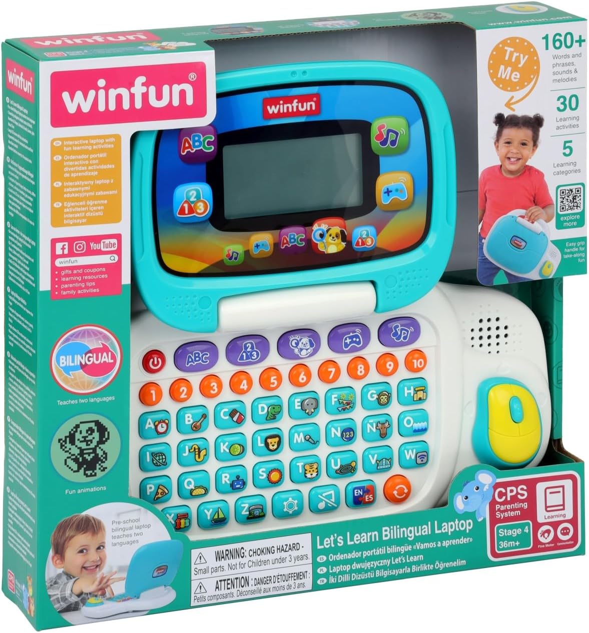LAPTOP PORTATIL BILINGÜE  DE APRENDIZAJE