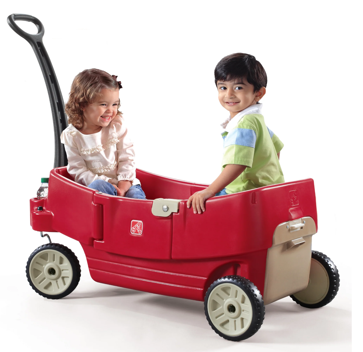 Red Ride-On Wagon C Compartment