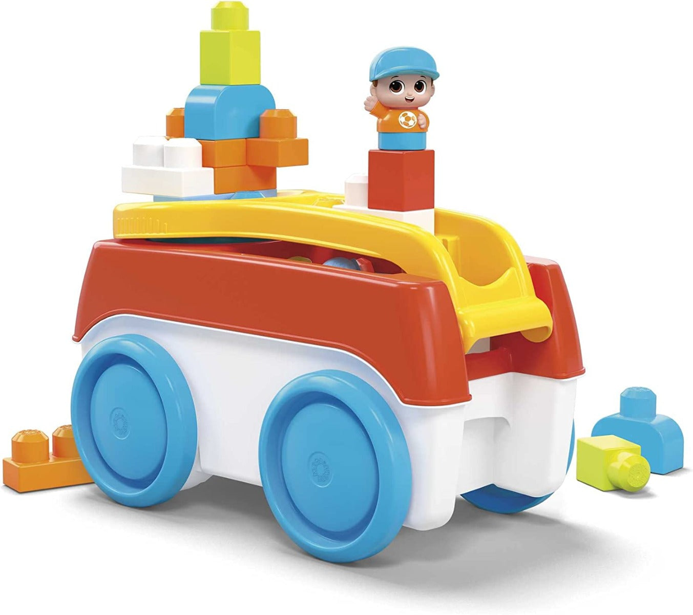 MEGA PRESCHOOL BLOCK SPINNING CAR HHN00