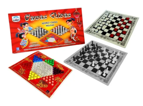 Chinese Checkers with Chess and English Checkers