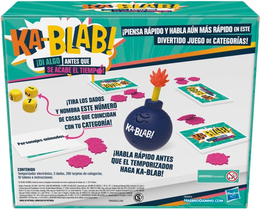 Hasbro Gaming Ka-Blab Board Game