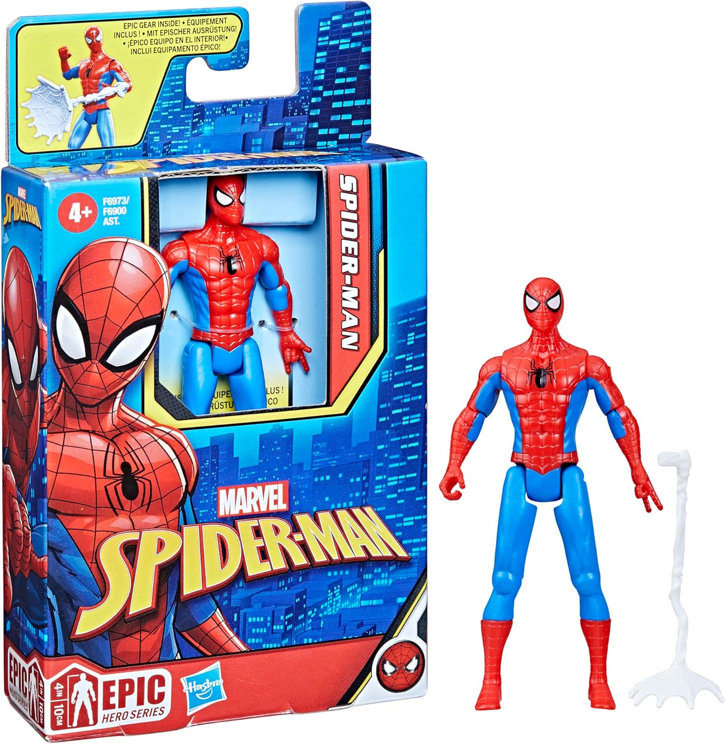SPD 4IN CLASSIC RED BLUE SPIDERMAN F6973