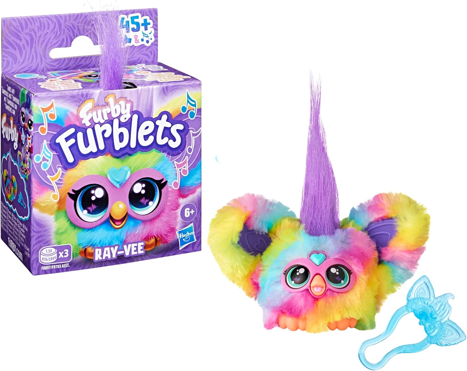 Furby Furblets Peluche Miniamigo Ray-Vee F8897