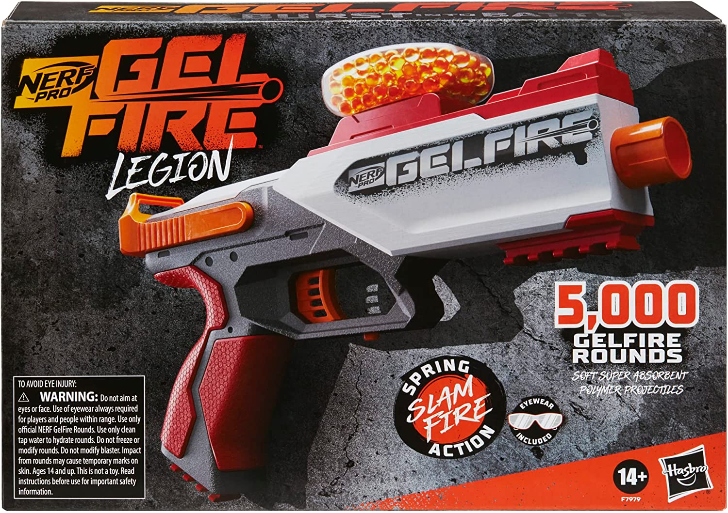 Nerf Pro Gelfire Legion Spring Action Blaster