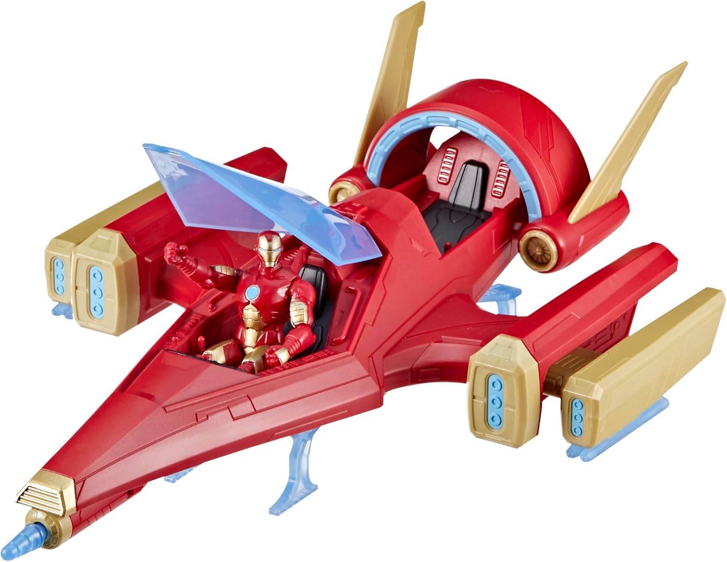 Avengers Epic Hero Series Iron Man Fighter Jet F9329