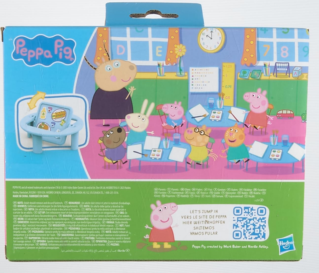 Set De Juego La Guardería Portátil De Peppa Pig - Con Figura Articulada Y Accesorios, Para Niños 3+